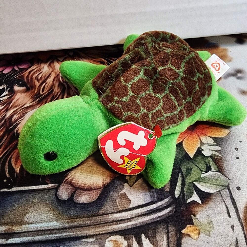 Vintage Ty Beanie Baby Speedy the Turtle 1996 MWMT